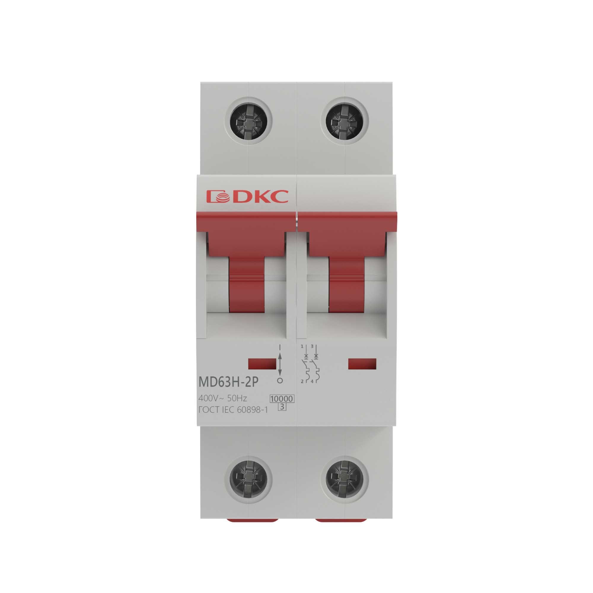 YON max MD63H 2P 3А 10кА C (MD63H-2PC3)