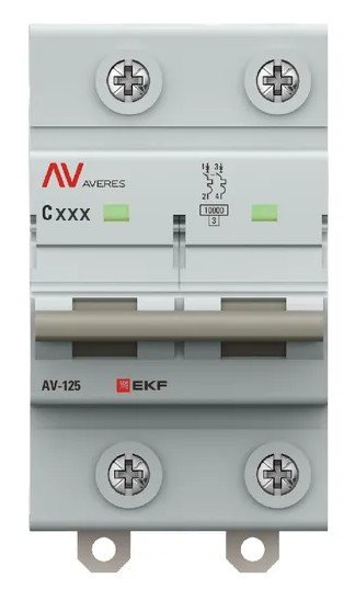 AV-125 2P 100A (C) 10kA AVERES (mcb125-2-100C-av)
