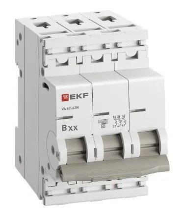 3P 6А (B) 6кА ВА 47-63N PROxima (M636306B)