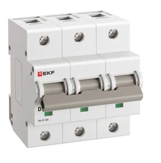ВА 47-125 3P 125А (D) 15кА PROXIMA (mcb47125-3-125D)