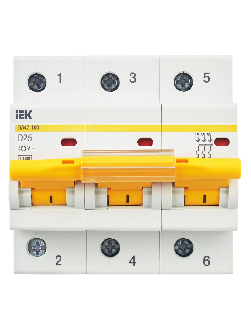 ВА47-100 3P D 25А 10кА KARAT (MVA40-3-025-D)