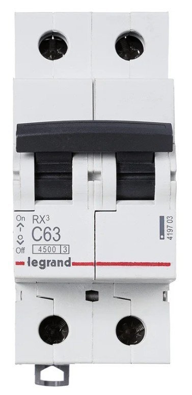 RX3 2П C 63A 4,5kA (419703)