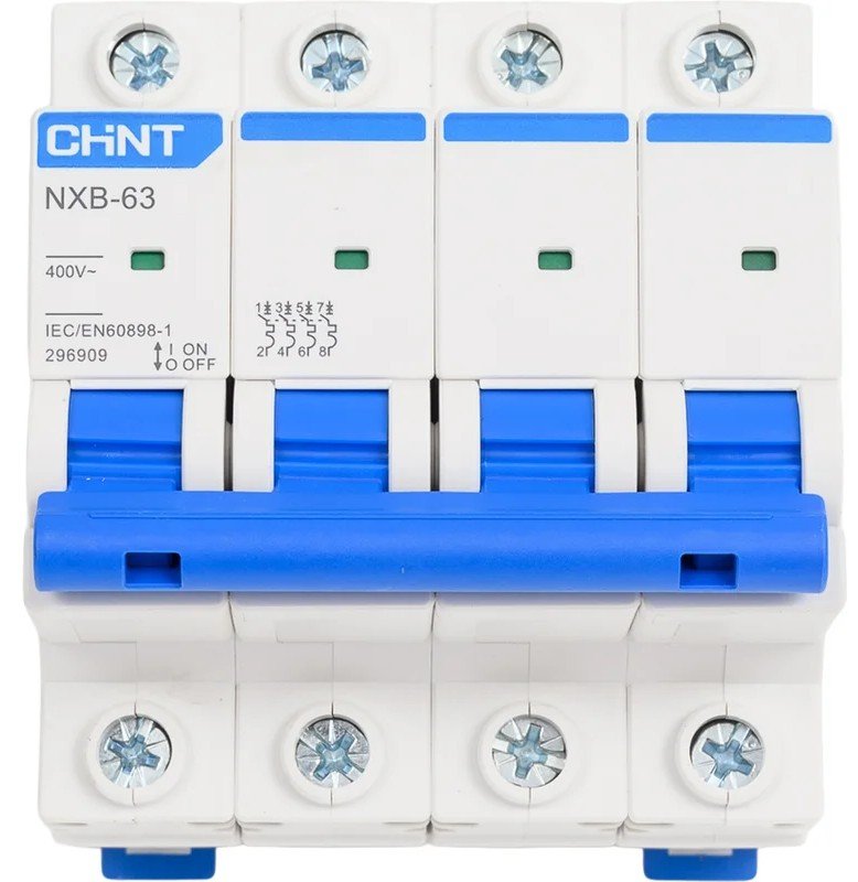 NXB-63H 4P 40А 10кА х-ка C (R) CHINT (813914)