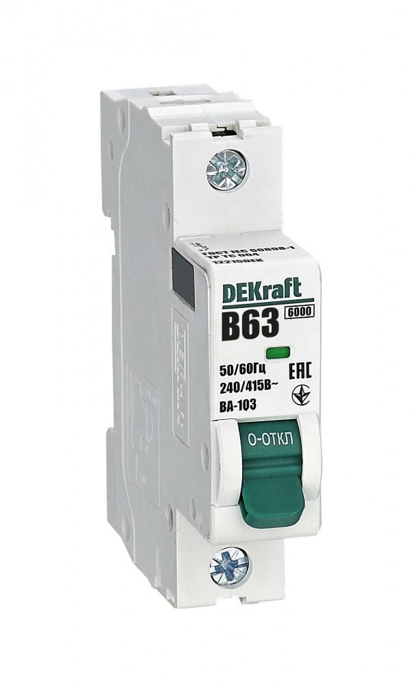 ВА-103 1P 63А B 6кА (12215DEK)