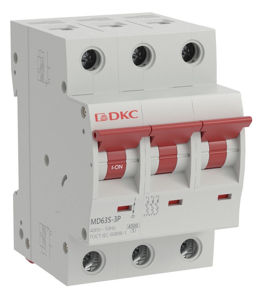 YON max MD63S 3P 50А 4,5кА C (MD63S-3PC50)