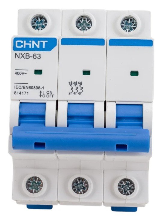 NXB-63S 3P 20А 4,5кА х-ка B (R) CHINT (296815)