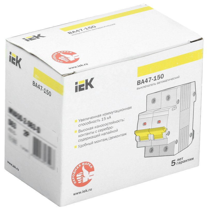 ВА47-150 2P C 63А 15кА KARAT (MVA50-2-063-C)