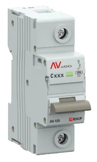 AV-125 1P 63A (C) 10kA AVERES (mcb125-1-63C-av)