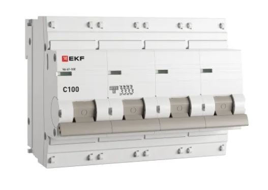 ВА 47-100 4P 100А (C) 10kA PROXIMA (mcb47100-4-100C-pro)