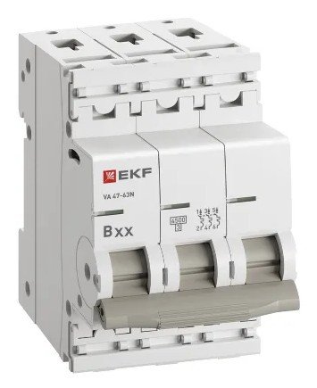ВА 47-63N 3P 6А (В) 4,5 кА PROXIMA (M634306B)