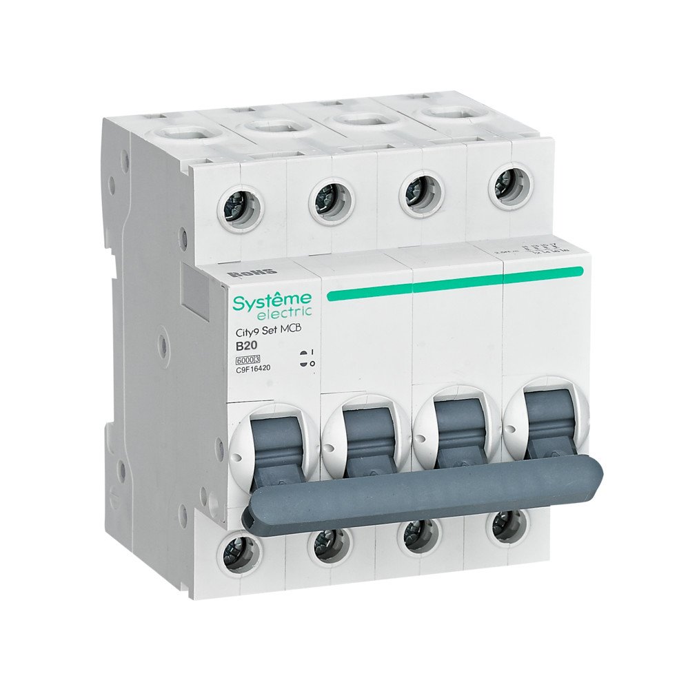 City9 Set 4P 20А 6kA 400В B (C9F16420)