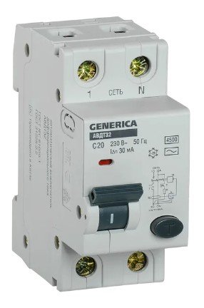 GENERICA АВДТ 32 C20 2Р 30мА (MAD25-5-020-C-30)