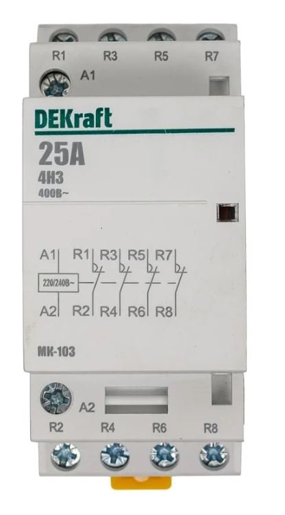 4НЗ 25А 230В МК-103 (18070DEK)