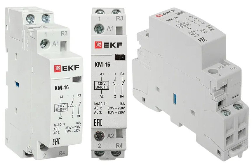 КМ 16А 1NO+1NC 230В АС (1 мод.) PROXIMA (km-1-16-11)