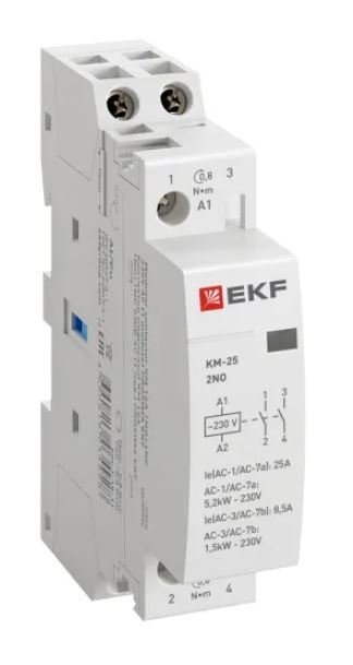КМ 25А 2NO 230В АС (1 мод.) PROXIMA (km-1-25-20)