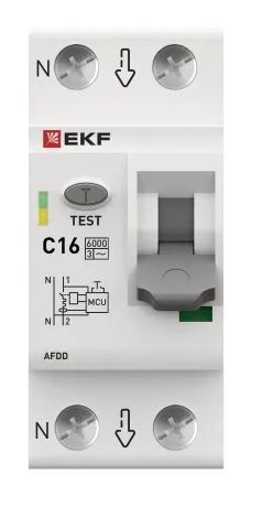 УЗДП 1P+N 16А (C) 6кА PROXIMA (afdd-2-16C-pro)