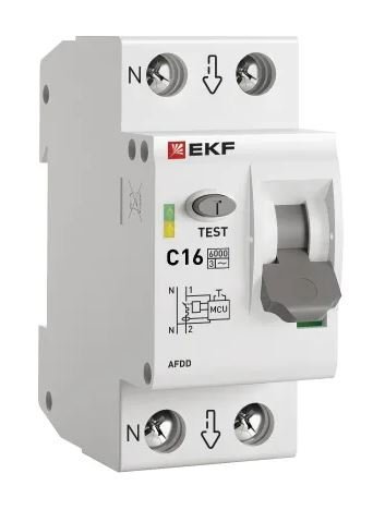 УЗДП 1P+N 16А (C) 6кА PROXIMA (afdd-2-16C-pro)