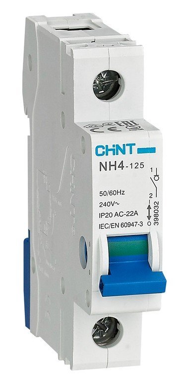 Выключатель нагрузки NH4-125 1P 32А (DB) (R) (398037)