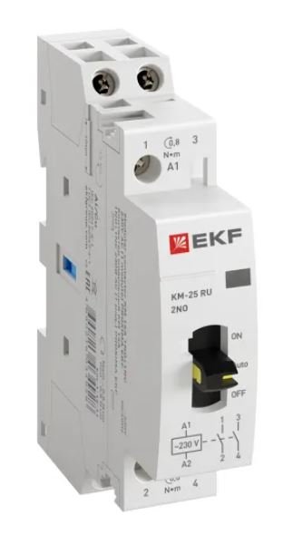 КМ РУ 25А 2NO 230В АС (1 мод.) PROXIMA (km-1m-25-20)