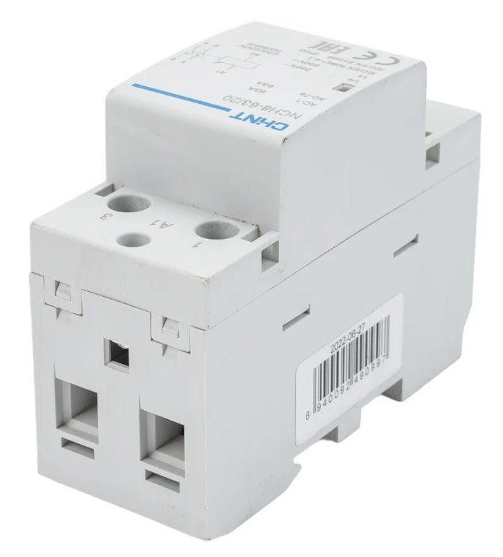 Контактор модульный NCH8-63/20 63А 2НО AC 220/230В 50Гц (R) CHINT (256093)