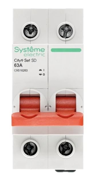 City9 Set ВН 2P 63А 400В (C9S16263)