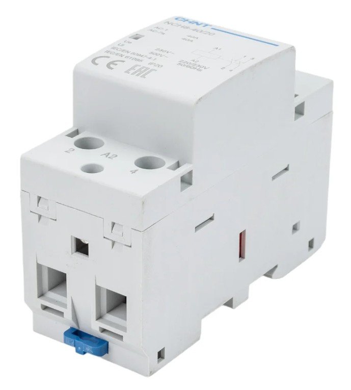 Контактор модульный NCH8-40/20 40А 2НО AC 220/230В 50Гц (R) CHINT (256081)