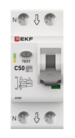 УЗДП 1P+N 50А (C) 6кА PROXIMA (afdd-2-50C-pro)