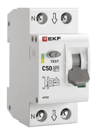 УЗДП 1P+N 50А (C) 6кА PROXIMA (afdd-2-50C-pro)