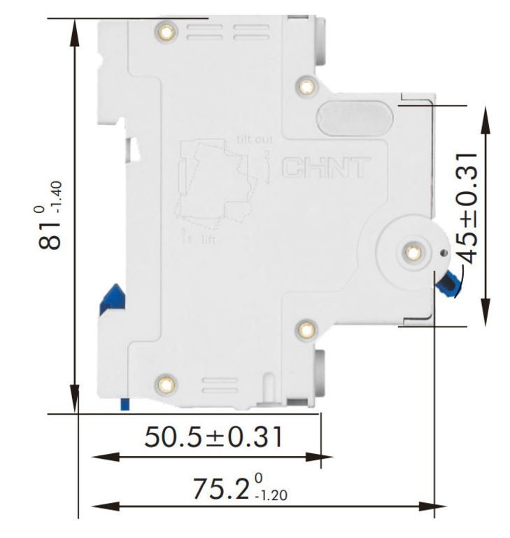 Независимый расцепитель SHT-X3 AC, 240/415В для NXB-125 (816989)