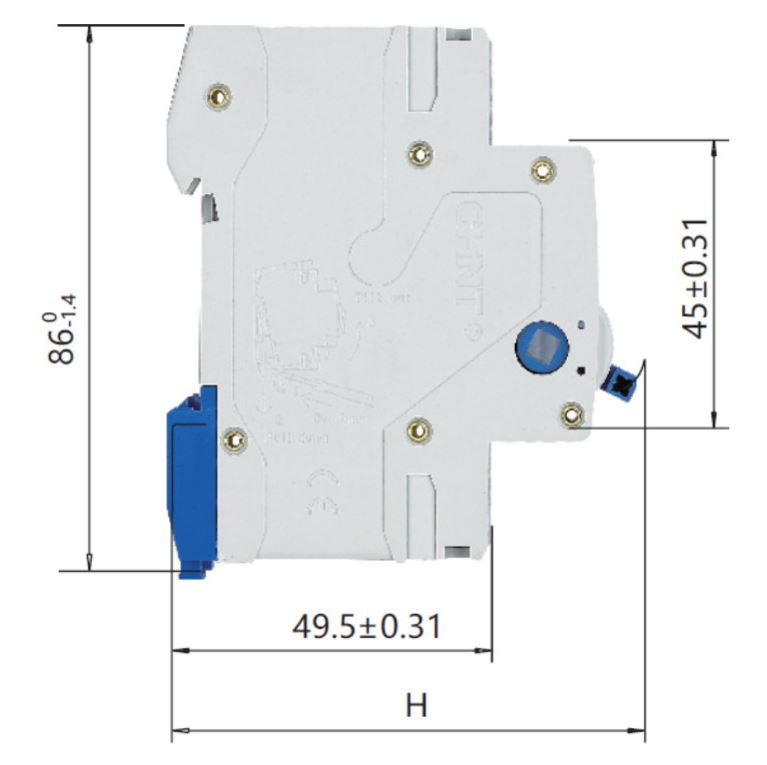 Выключатель нагрузки NH4-125 3P 32А (DB) (R) (398043)