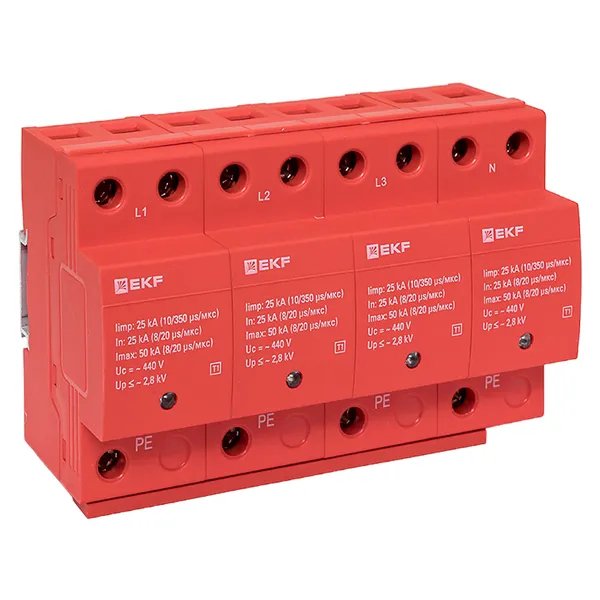 Limp 25kA (10/350μs) 4P класс 1 (spd-t1-4p)