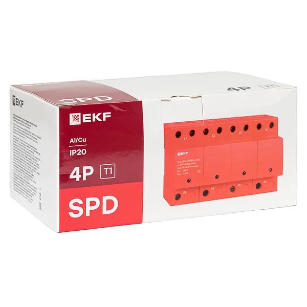 Limp 25kA (10/350μs) 4P класс 1 (spd-t1-4p)