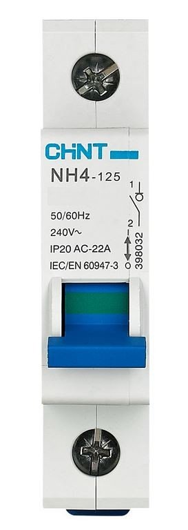 Выключатель нагрузки NH4-125 1P 63А (DB) (R) (398038)