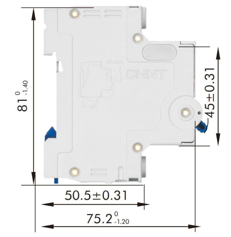 Независимый расцепитель SHT-X3 AC/DC, 24/48В для NXB-125 (816988)
