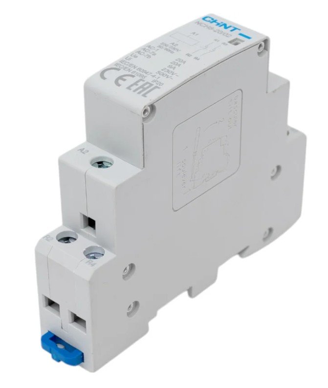 Контактор модульный NCH8-20/02 20А 2НЗ AC 220/230В 50Гц (R) CHINT (256053)