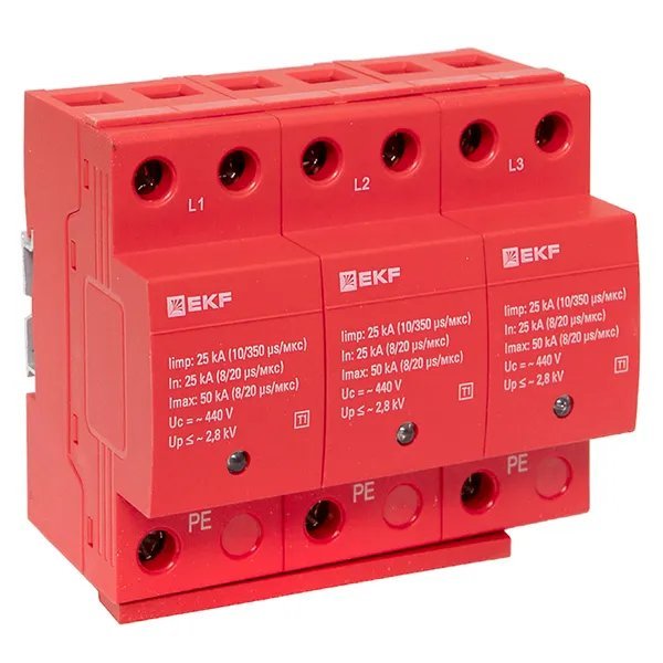 Limp 25kA (10/350μs) 3P класс 1 (spd-t1-3p)