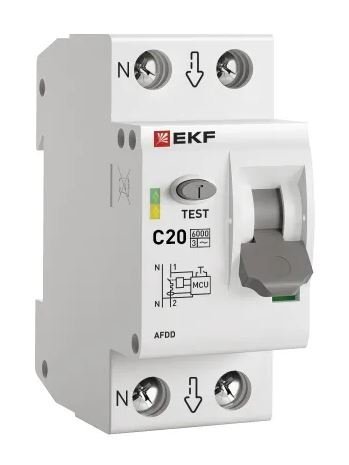 УЗДП 1P+N 20А (C) 6кА PROXIMA (afdd-2-20C-pro)