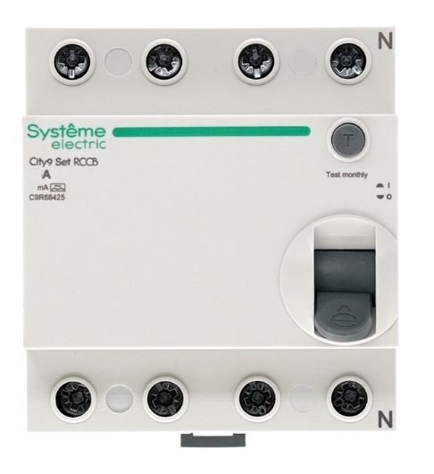 City9 Set ВДТ 4P 25А 30мА Тип-AC 400В (C9R36425)