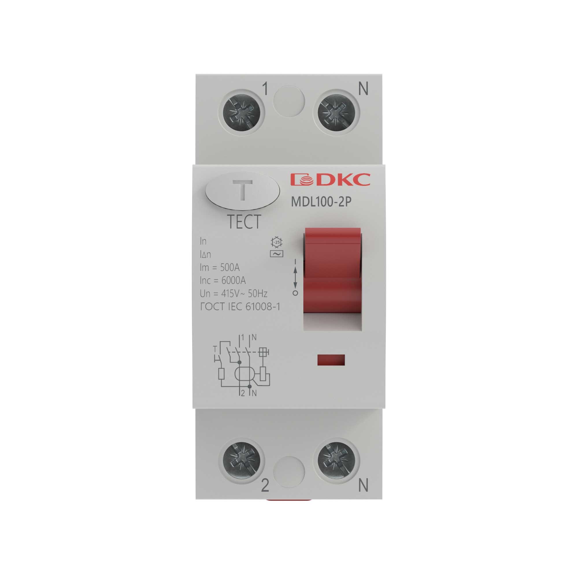 YON MAX MDL100 ВДТ 2P 30mA 80A AC (MDL100-2P2-80-AC)