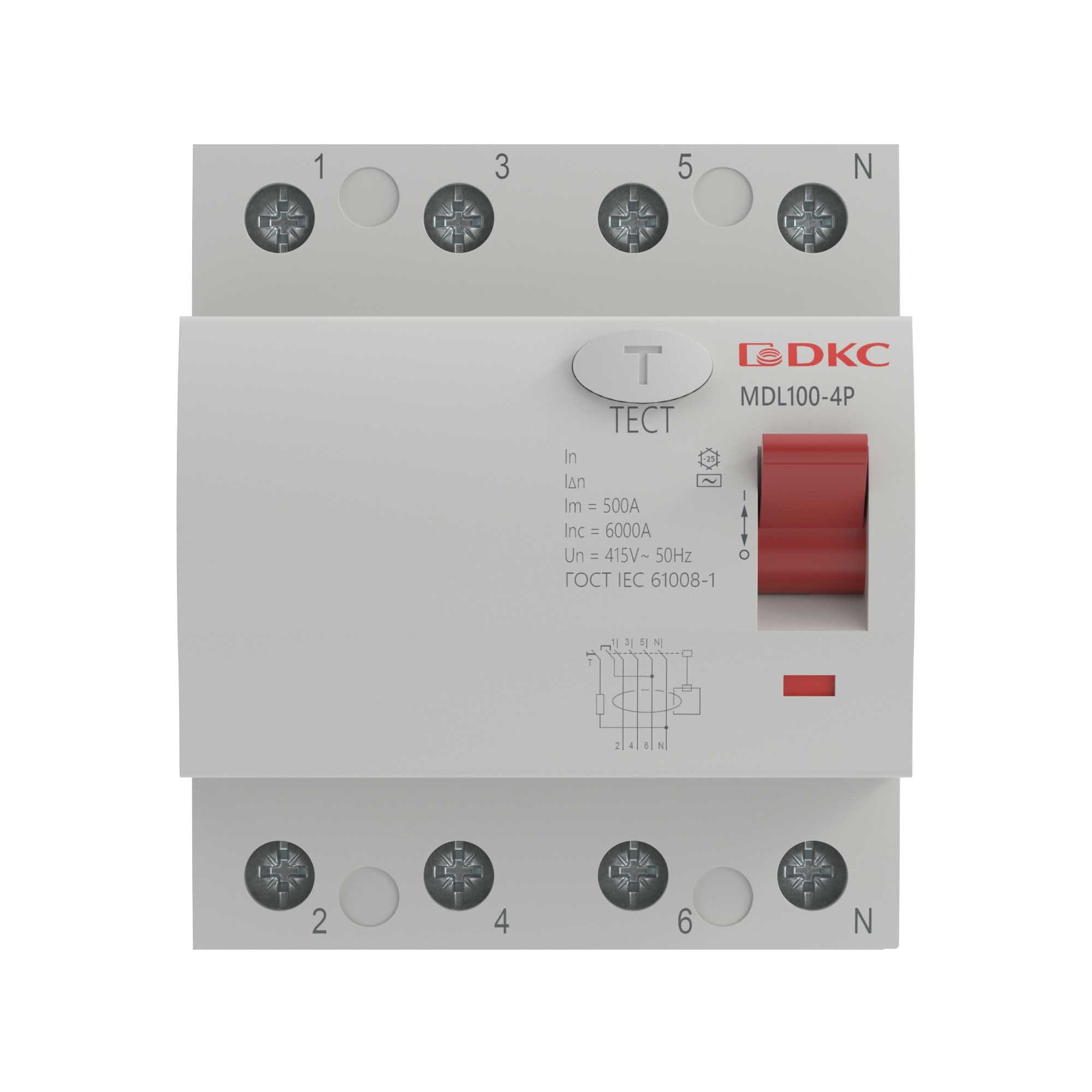 YON MAX MDL100 ВДТ 4P 300mA 40A AC (MDL100-4P4-40-AC)