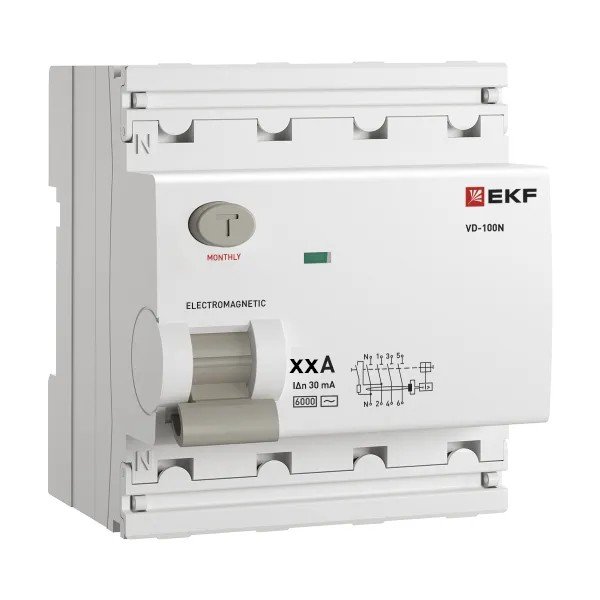 ВД-100N 4P 40А 30мА PROXIMA (E1046M4030)