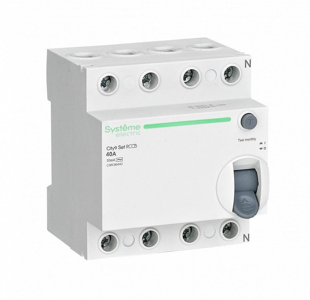 City9 Set ВДТ 4P 40А 30мА Тип-AC 400В (C9R36440)
