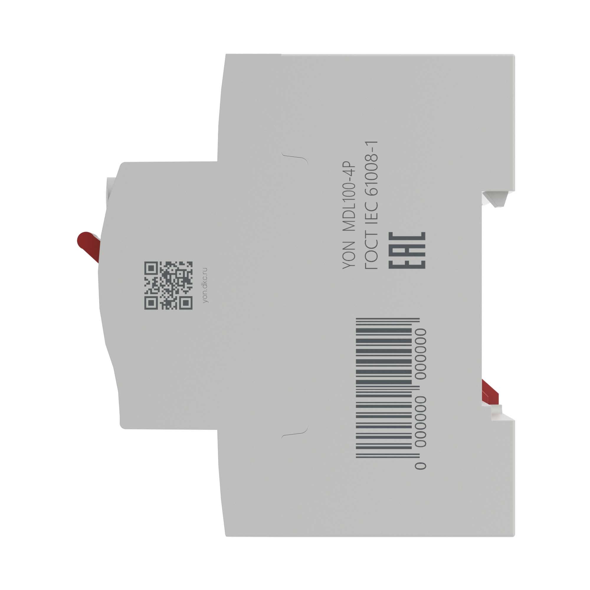 YON MAX MDL100 ВДТ 4P 100mA 63A AC (MDL100-4P3-63-AC)