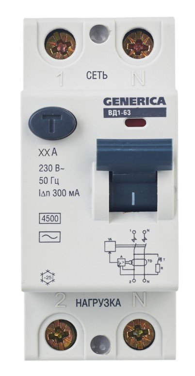 GENERICA ВД1-63 2Р 32А 300мА (MDV15-2-032-300)
