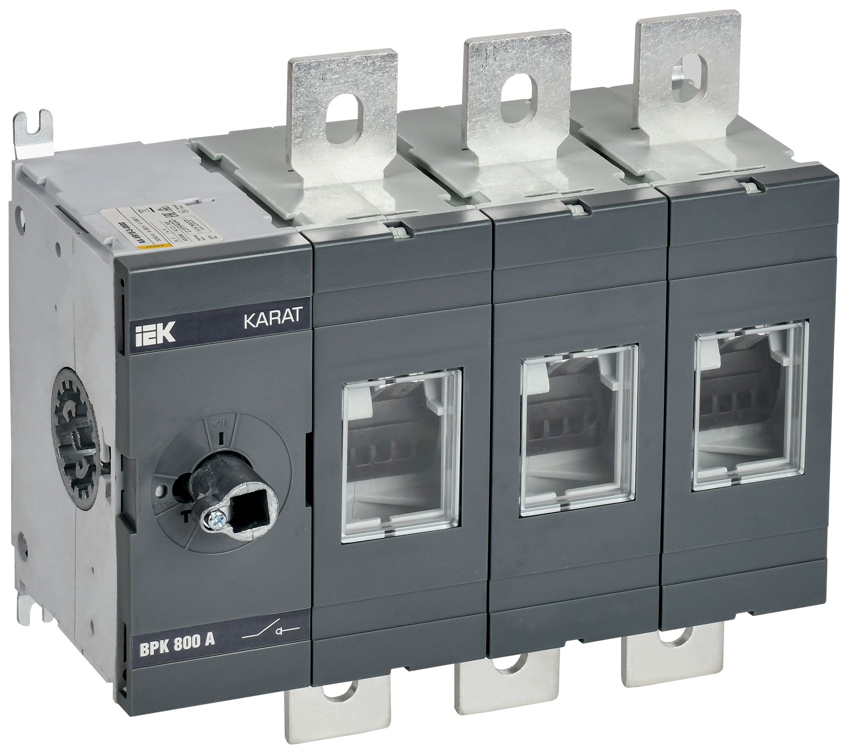 Выключатель-разъединитель ВРК без рукоятки 3P 200А MASTER (MI-VR10-3-0200-R)