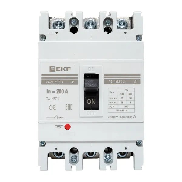 ВА-99М 250/200А 3P 35кА (mccb99-250-200m)