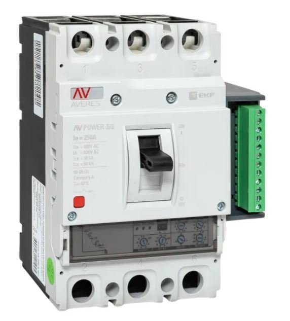 AV-POWER-2/3 250А 50кА ETU2.2 (mccb-23-250-2.2-av)
