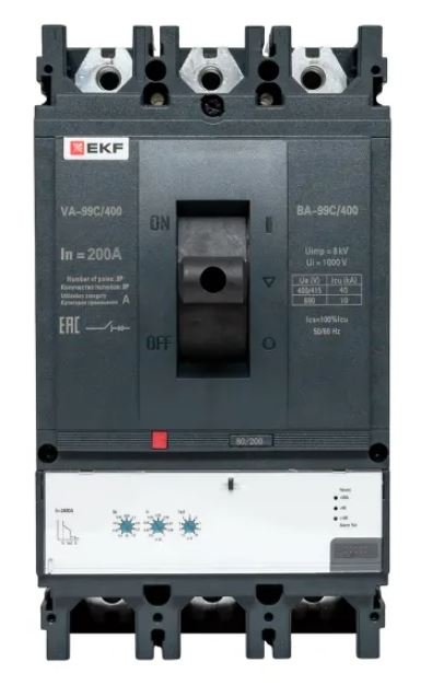 ВА-99C 400/200А 3P 45кА (mccb99C-400-200)
