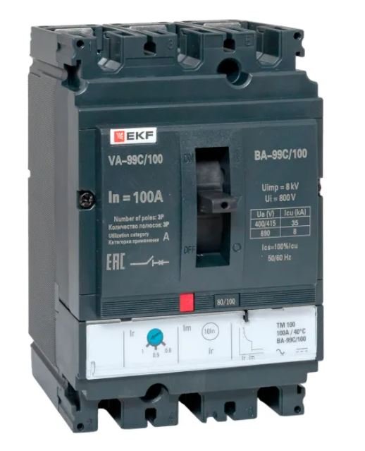 ВА-99C 100/100А 3P 35кА (mccb99C-100-100)