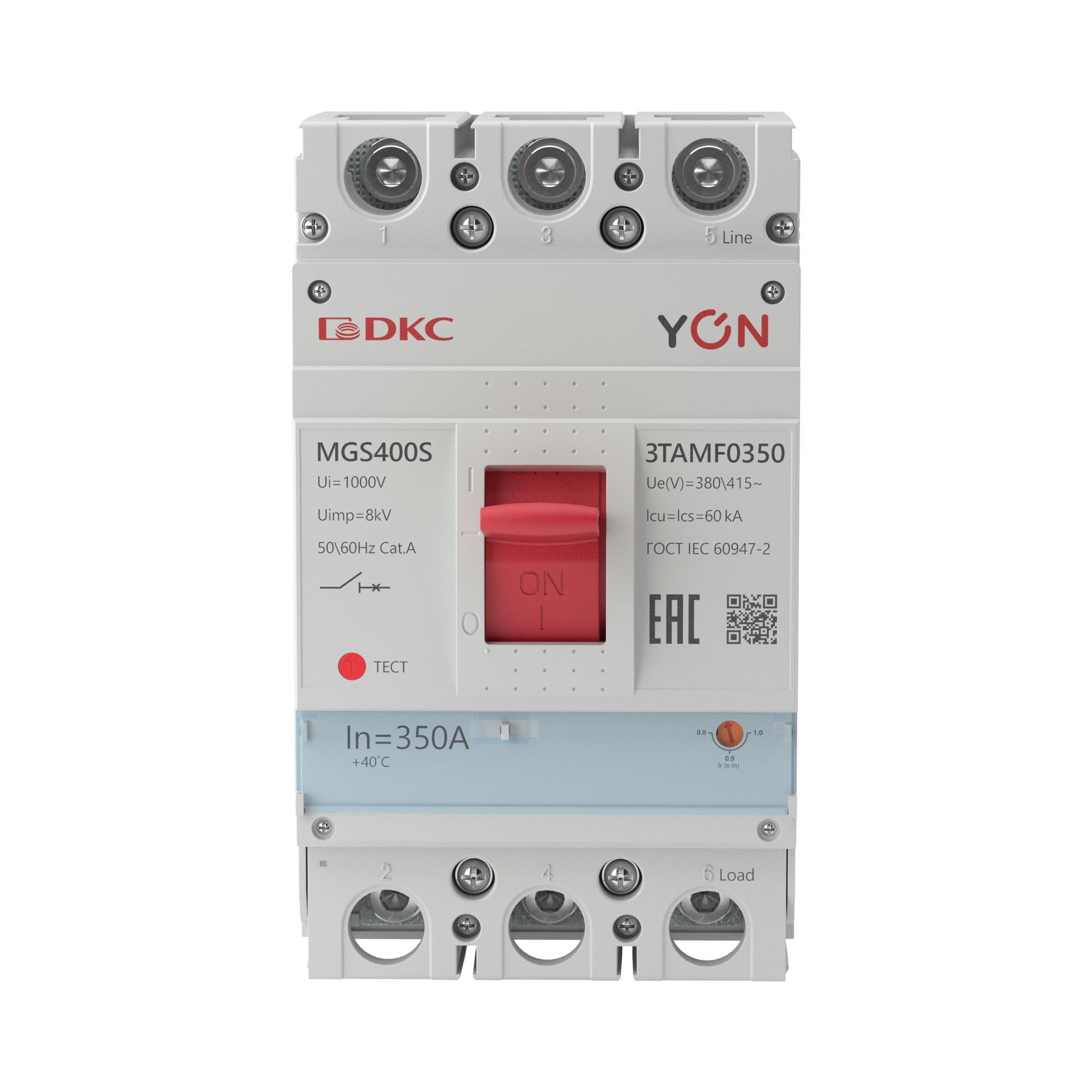 YON MGS400 3P 280-350A 60kA (MGS400S-3TAMF0350)